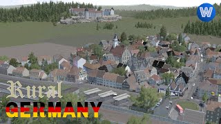 FINISHED German Rural Town | Weißenburg Cinematic Tour (Cities Skylines)