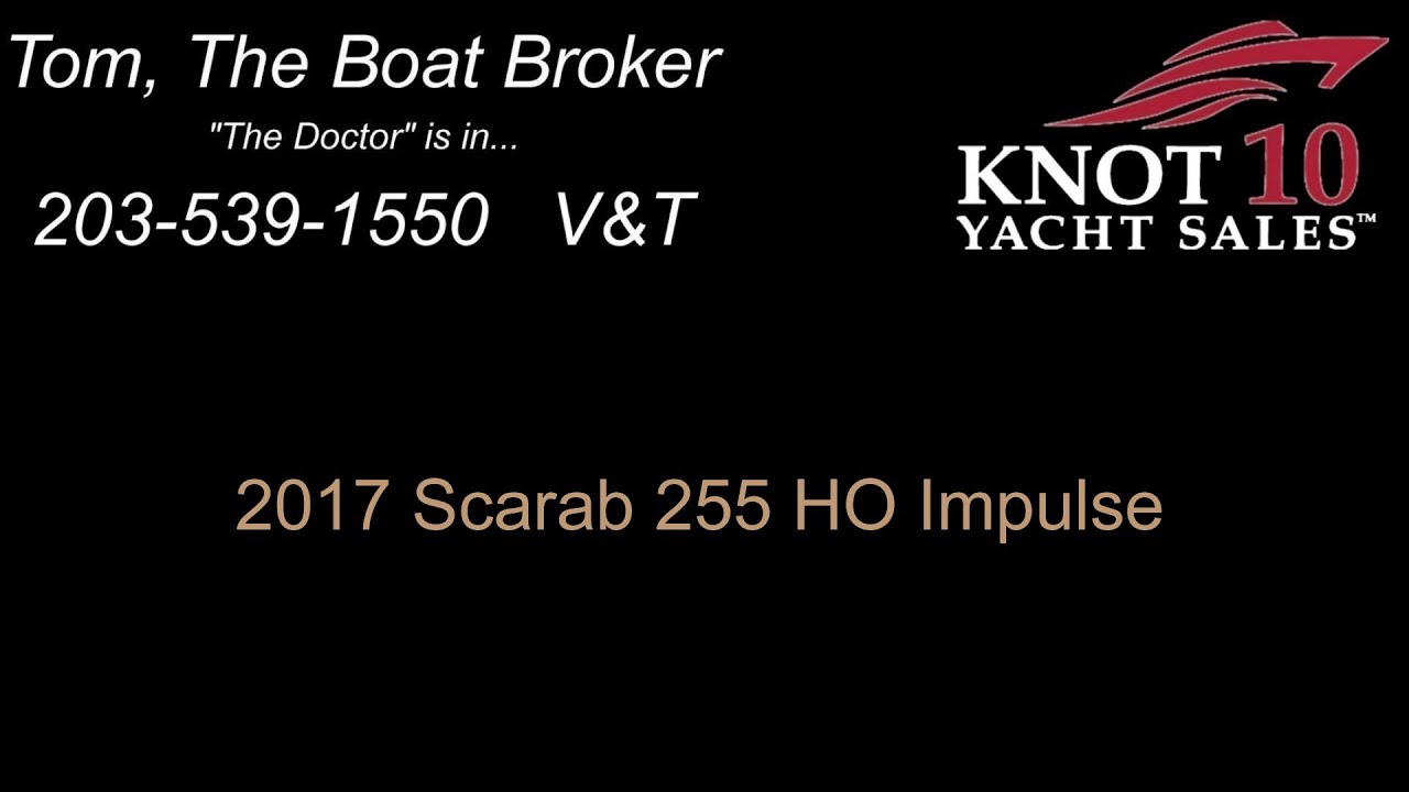 2017 Scarab 255 HO Impulse