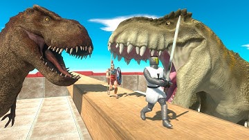 Who Can Escape the Giant Dinosaurs? - Animal Revolt Battle Simulator