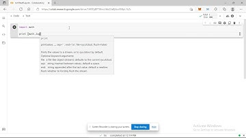 Coding a Math function in Google Colab