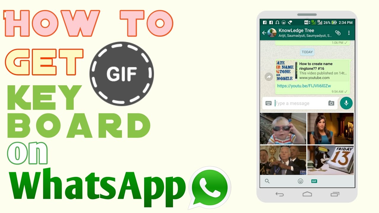 How to enable GIF keyboard on WhatsApp (WhatsApp new feature ...