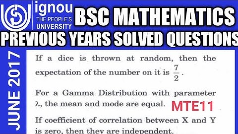 Bsc Mathematics | IGNOU | MTE11 | previous year Solved question | DEC 2016 | True or false statement