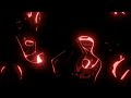 Abstract red liquid fluid 4k 60fps motion background neon glowing water scifi vj loop