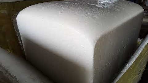 PU FOAM Production in Batch Machine. Pu Foam Manufacturing Process