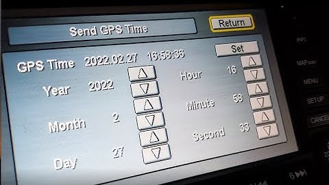 Honda Navigation Clock FIXED (January 2022 bug) - UPDATED