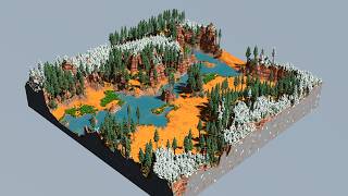 EPIC 1000x1000 PREHISTORIC WorldPainter Map