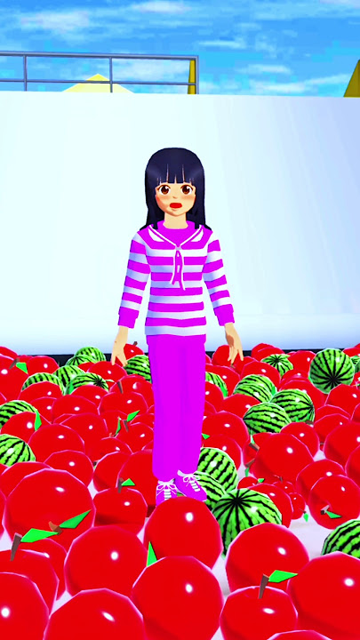 One Two Three 🤪 Learn Number 🤣 With Slide 🙄 #sakuraschoolsimulator #shortsfeed #shorts