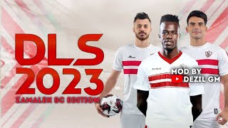 حصريا تحميل لعبة دريم ليج مود الزمالك 2023 بأخر الاطقم والانتقالات Dream league mod zamalek