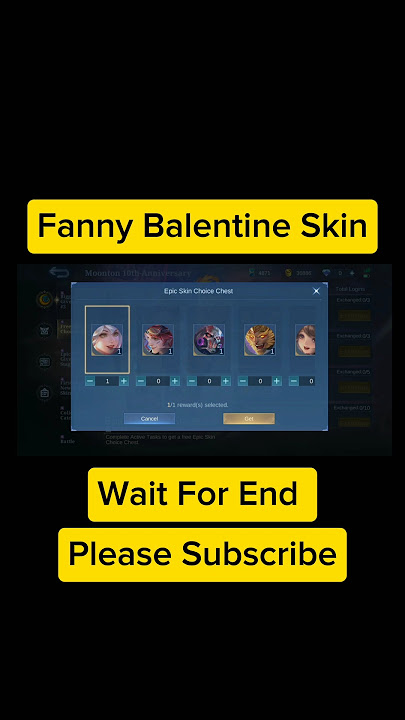 Fanny Get Free Balentine Skin \Free Skin Fanny Mlbb #mobilelegends #ml2b #mlbb #fannybalantineskin