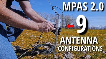 Chameleon Antenna MPAS 2.0: How to Set up the 9 configurations | K7SW Ham Radio