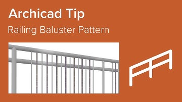 Archicad Tip - Edit the Railing Baluster Pattern