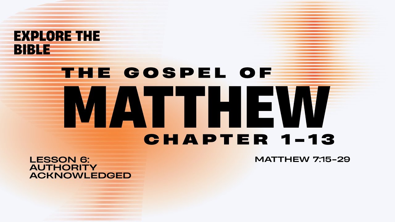 Authority Acknowledged (Explore the Bible Winter 2025/26 Lesson 6)