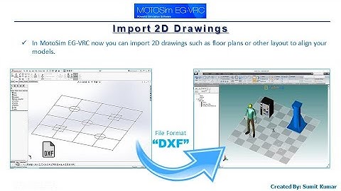 12 How to Import 2D Drawings (DXF) in MotoSim EG-VRC