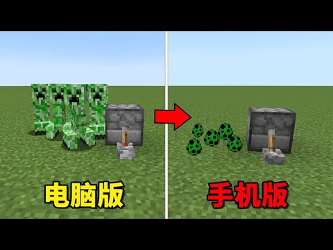我的世界：基岩版与Java版的区别，龙蛋的大小竟不一样！