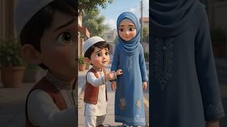 🥹❤️ Ahmed & Aiman Help a Poor Child | Food, Clothes & Education | Islamic Moral Story #shorts #art Guide