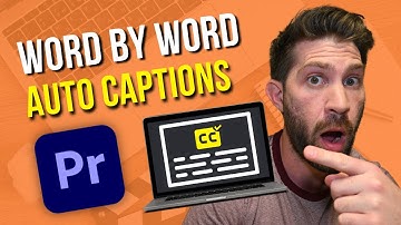 The Fastest Way to Get Word by Word Captions in Premiere Pro | Premiere Pro Tutorial 2023