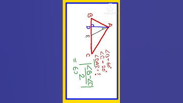 In ∆ABC, AD perpendicular to BC and AE is ∠ bisector of ∠ A Find ∠ DAE #Geometry #3