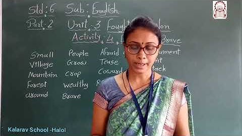 Std 6th GM ENGLISH UNIT  3 PART  2