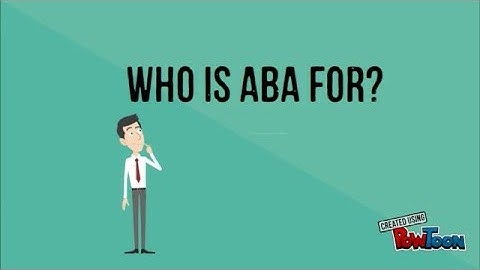 Who is ABA for?