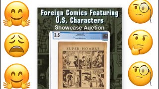 Heritage Foreign Comic Auction Post auction break down.. the good, the bad and the ugly