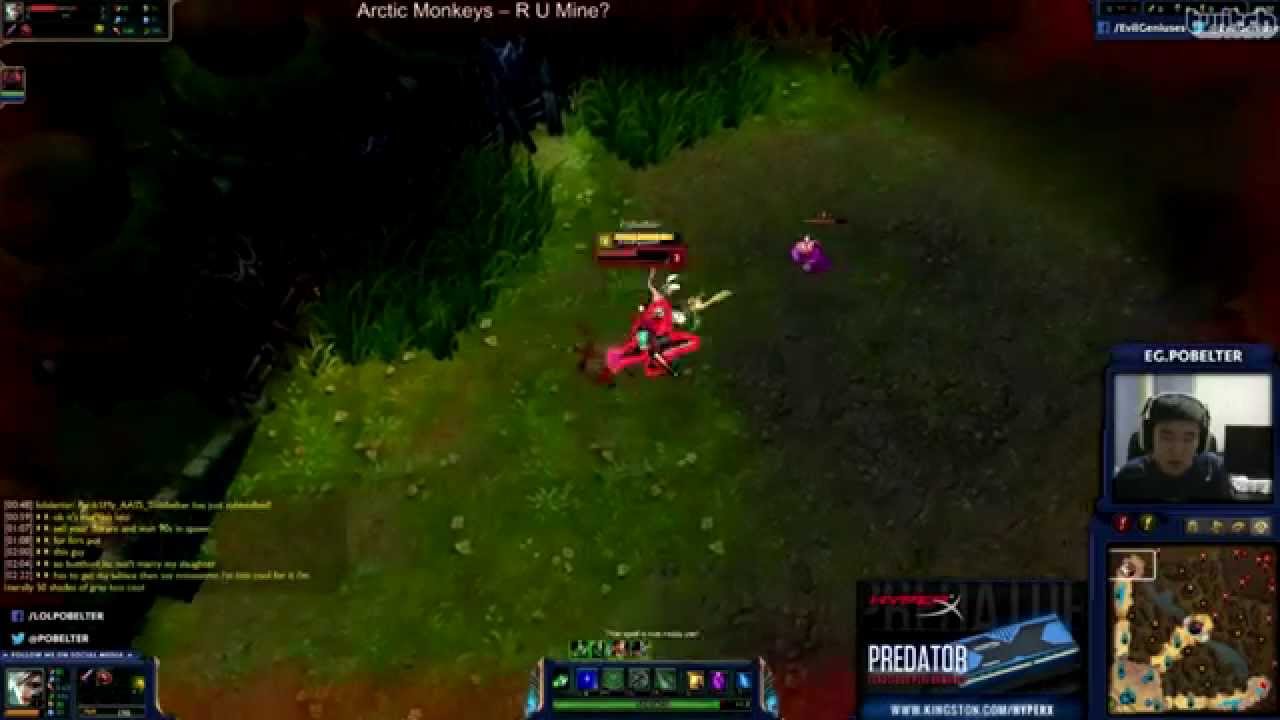 Pobelter vs Imaqtpie 1v1 riven