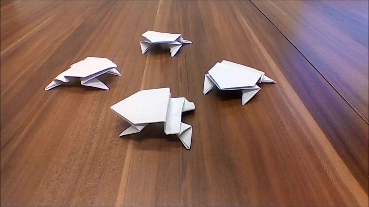 Origami žába YouTube