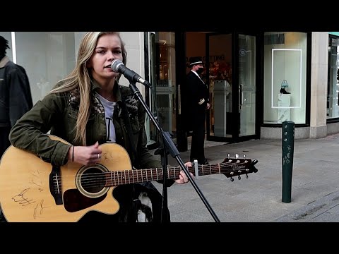 Dublin Busker Zoe Clarke with an excellent cover of "Falling Slowly" from the Motion Picture... Once
