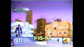 [1997-01-15] Florida Lottery, Cash 3 and Play 4