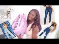 JEANS TRY ON HAUL - PRETTYLITTLETHING- TALL GIRL APPROVED ! MOM JEANS, SHAPE, SKINNY!