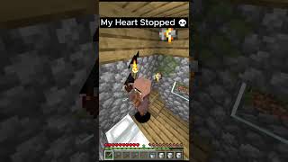 My Heart Stopped 💀 #minecraft #minecraftmemes #minecraftshorts #gaming #shorts