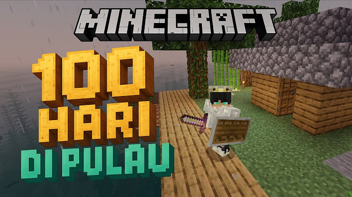 100 hari di Minecraft, bertahan hidup di pulau terpencil. Minecraft 100 hari dipulau terpencil.