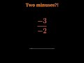 Sign Conventions for Fractions — ONE minus, TWO minuses (Grade 7) #Shorts