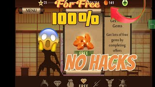 How To Gets Gems In Normal Shadow Fight|| No hacks|| 100% working🔥😱#sf2 #viral #trending