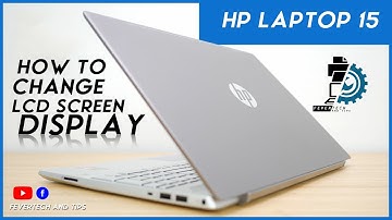 HOW TO REPLACE/CHANGE LCD SCREEN | HP LAPTOP - 15s-eq10117tu