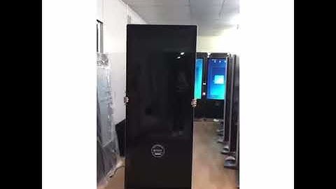 55" stand advertising display with capacitive touch screen for india project