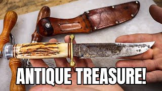 MY CLIENTS KNIFE NEEDS SERIOUS WORK! - Knife Restoration