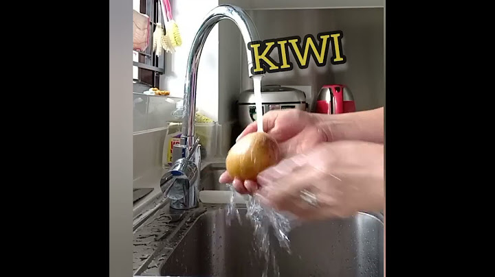 Clean Kiwi Before Cut❤