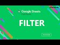 Google Sheets: Pembahasan Rumus Filter