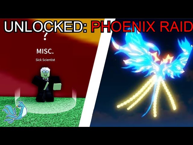 Phoenix Raid full of Phoenix, Blox Fruits, Update 17.2