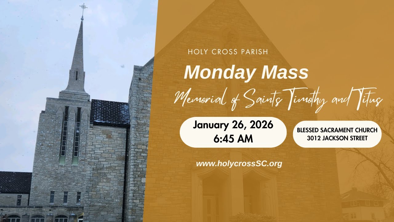 Memorial of Saints Timothy and Titus - January 26, 2026 - YouTube