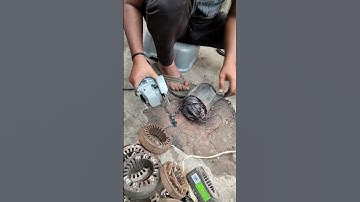 Copper🤨Remove🔌from a A.C🔥Compressor🚫Motor #interestingfacts #instagram #Scrap.Wala Vishal.Dheer