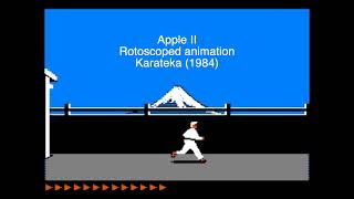 Karateka Rotoscoping 1983