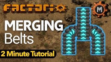 Factorio Tutorial: How to Merge Belts Properly | Nugget #3