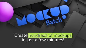 Create Hundreds of Mockups with One Click Using MockupBatch Plugin | Photoshop Tutorial