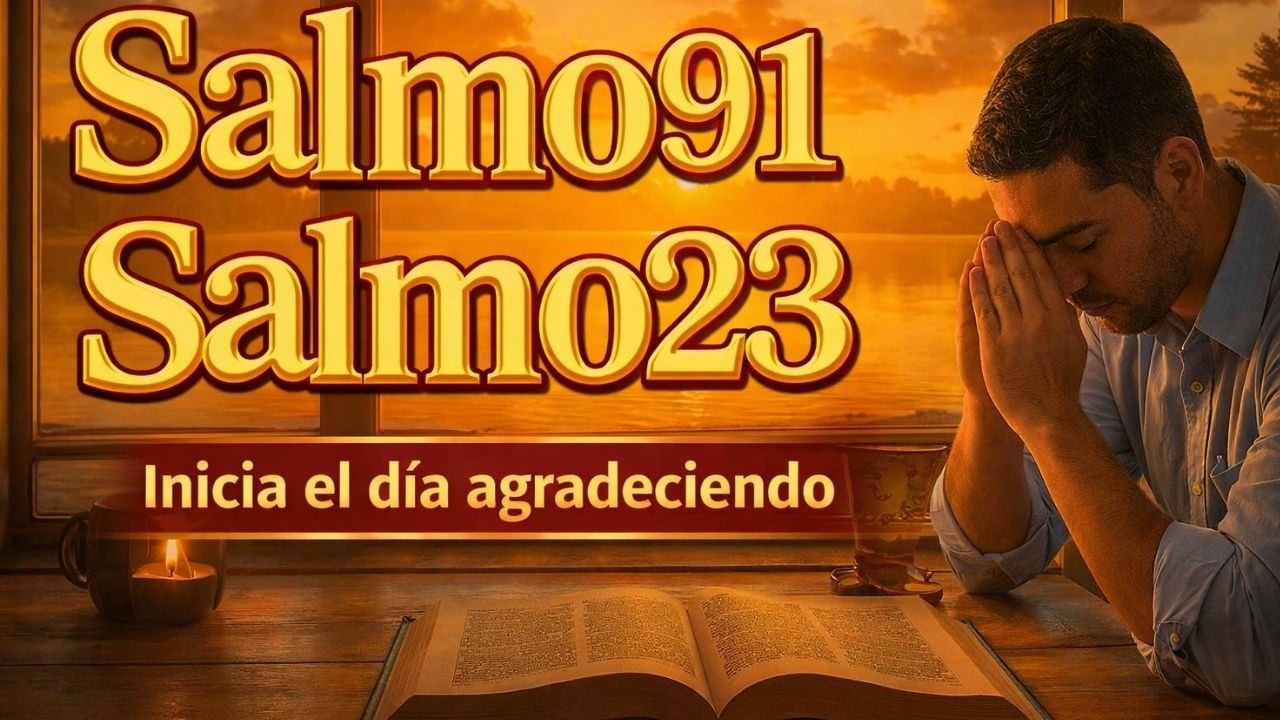 SALNOS 91, 23 y 4 | Oración de GRATITUD para comenzar el día.