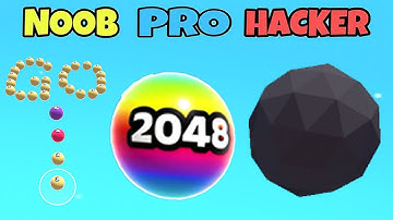 NOOB vs PRO vs HACKER in Dash 2048