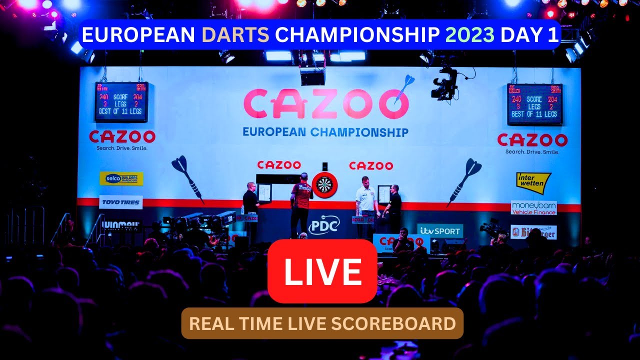 2023 European Darts Championship LIVE Score UPDATE Today 1/16-Finals Day 1 Game Oct 26 2023