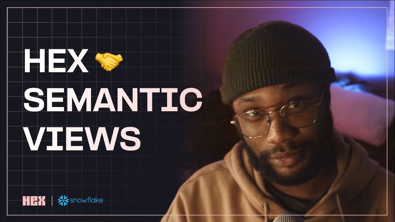 Hex integrates with Snowflake Semantic Views