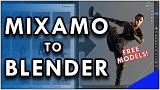 Combine Mixamo Animations with the NLA Editor in Blender