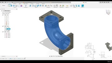 Practice Elbow Pipe Bend In Fusion 360 || Autodesk Fusion 360 Training Tutorial 85